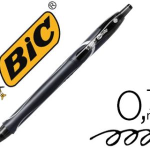 Bolígrafo Tinta Gel Bic Gelocity Quick Dry Negro